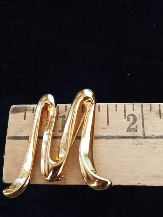 Jewelry - M or W Gold tone Brooch NWOT